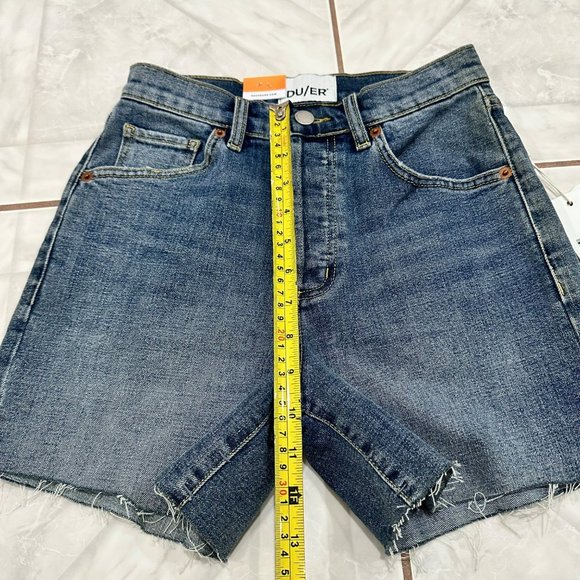 NWT DU/ER Denim Shorts Womens Size 24 Blue Vintage Jeans - Picture 10 of 13